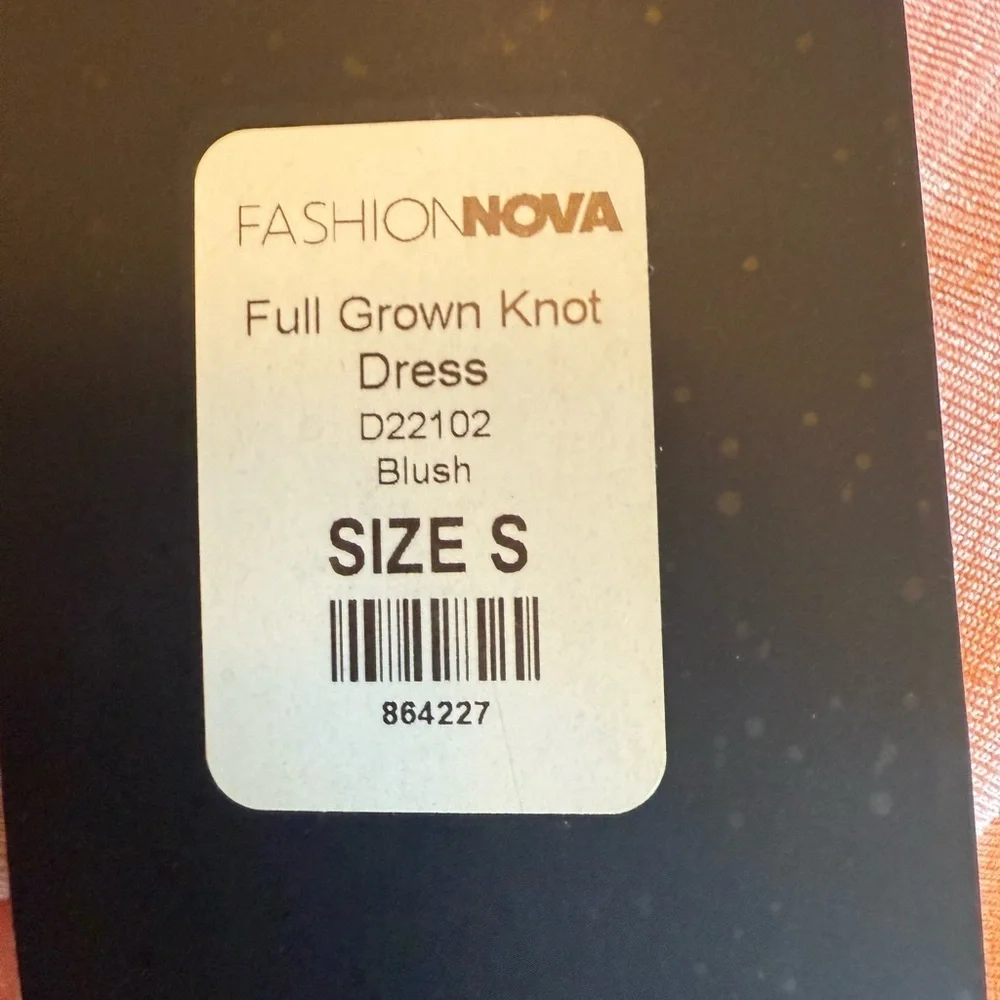 NWT Fashion Nova Full Grown Knot Dress - Sz Small EA096 - Picture 2 of 10